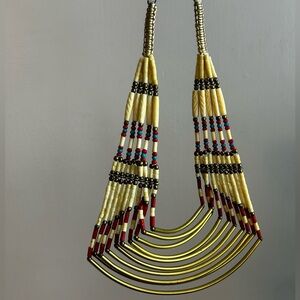 Beautiful modern tribal necklace.